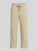 Men's heather sweatpants with an elastic drawstring waistband 