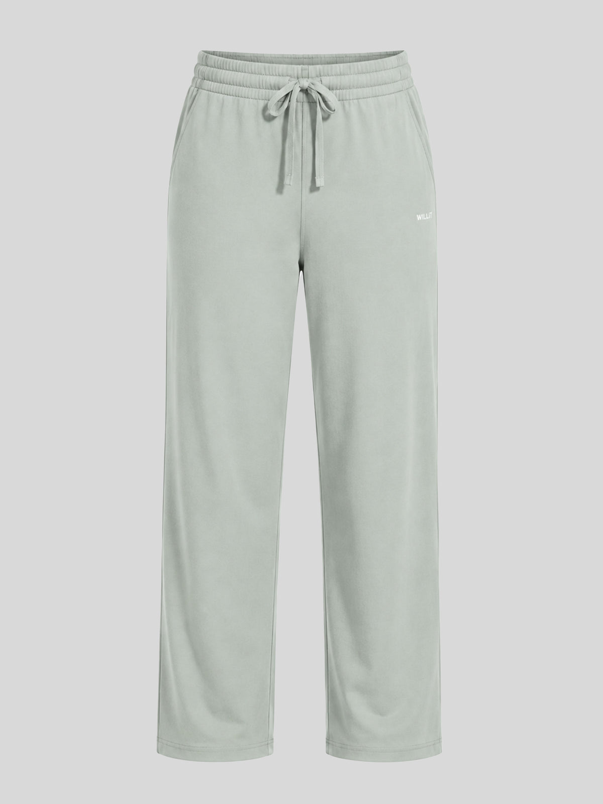 Men's heather sweatpants with an elastic drawstring waistband 