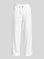 Men's heather sweatpants with an elastic drawstring waistband 
