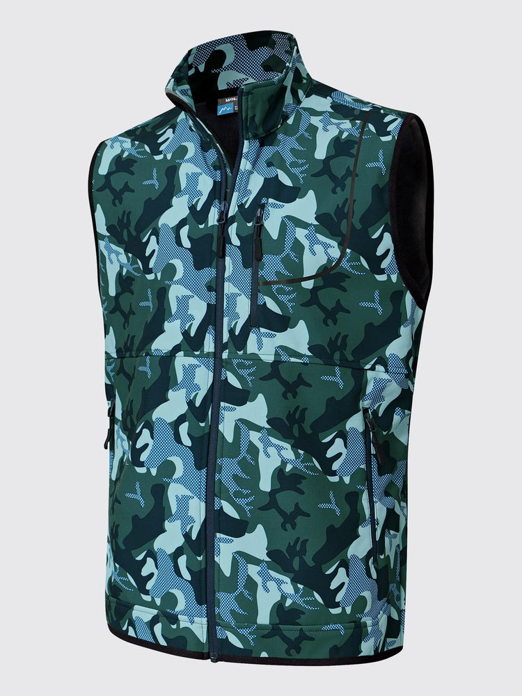 Willit Men's Softshell Vest Fleece Lined Outerwear_