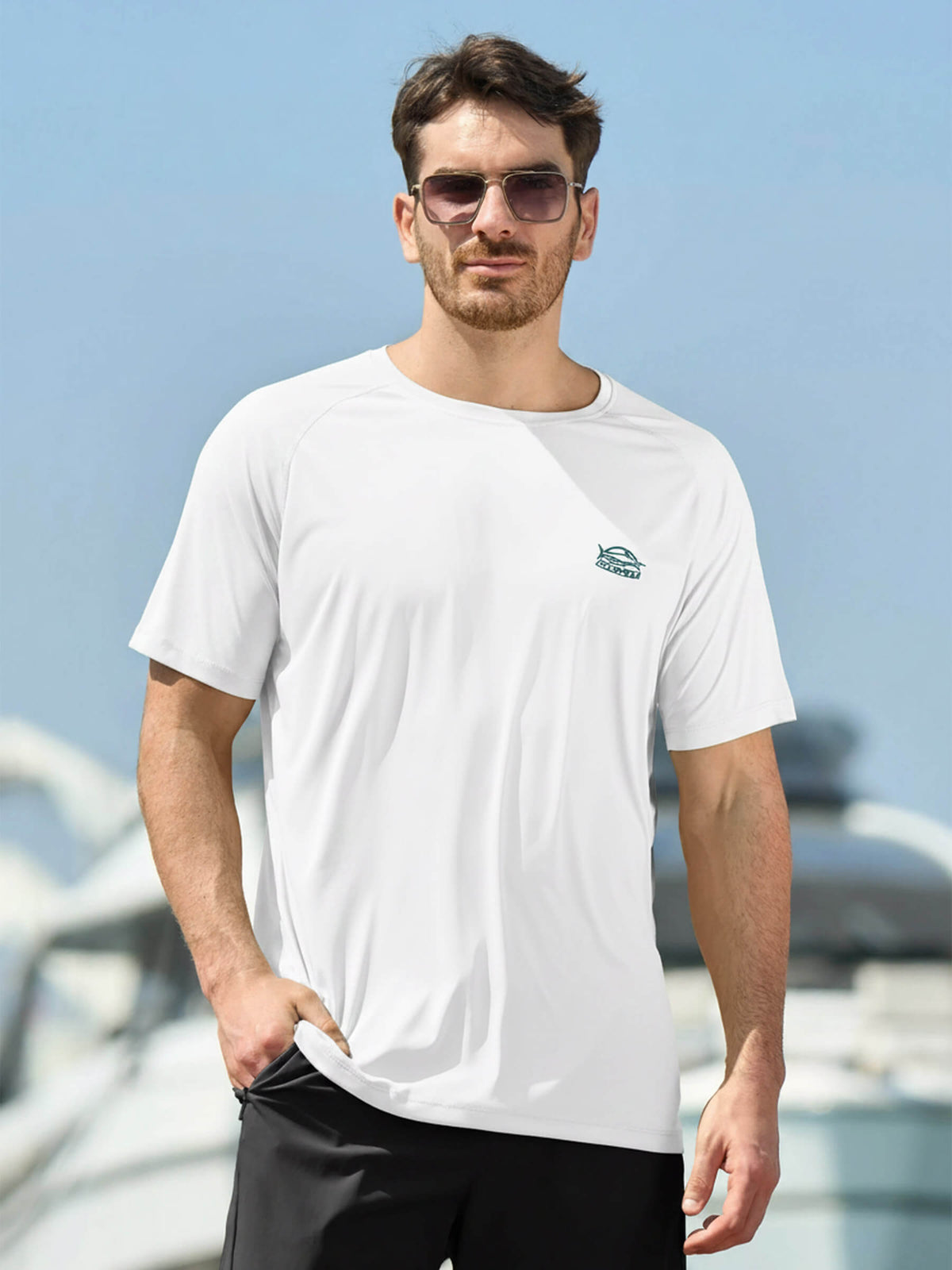 Willit Men's Sun Protection Fishing Shirt Short_