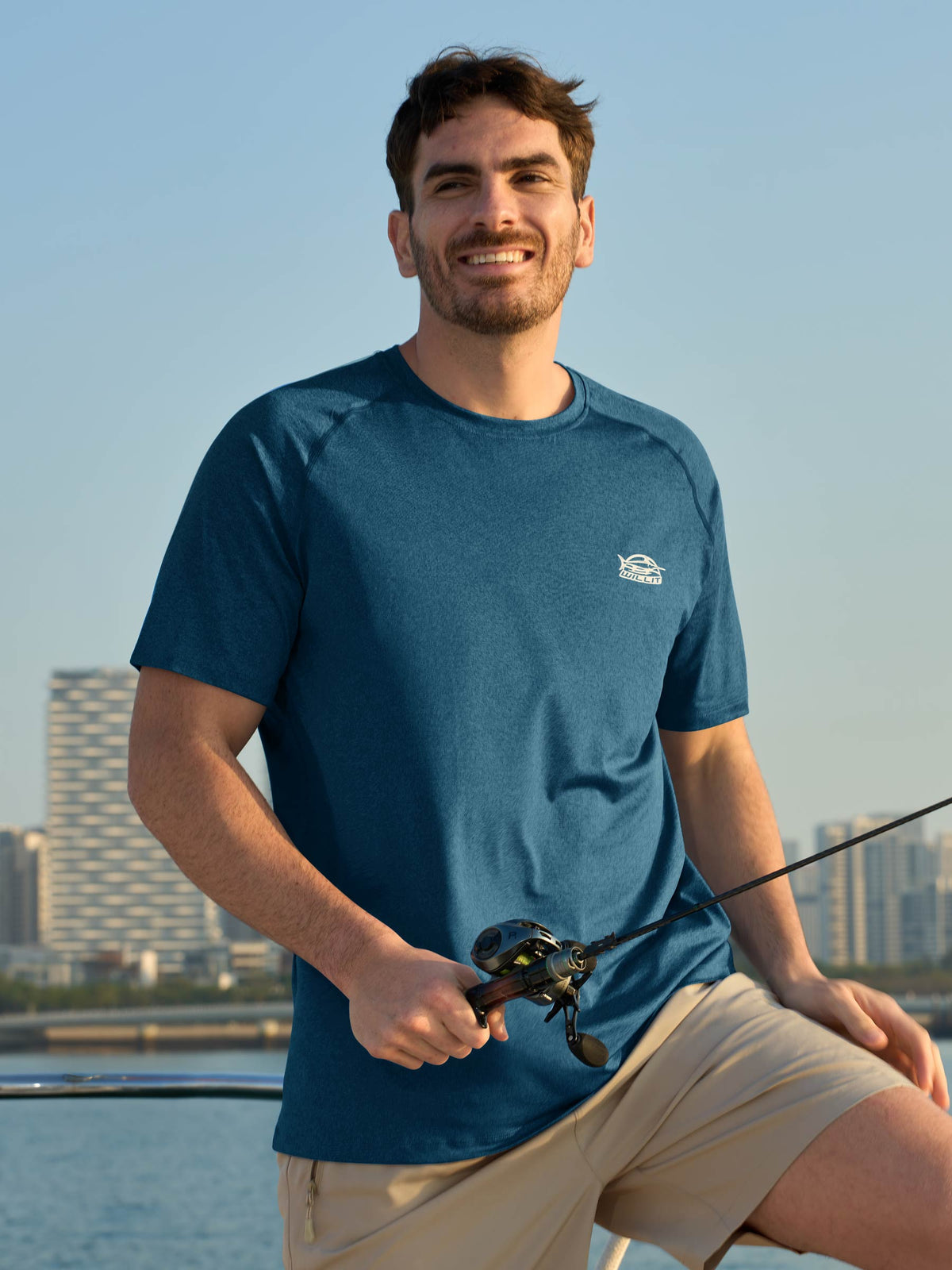 Willit Men's Sun Protection Crew Neck T-Shirt in 
