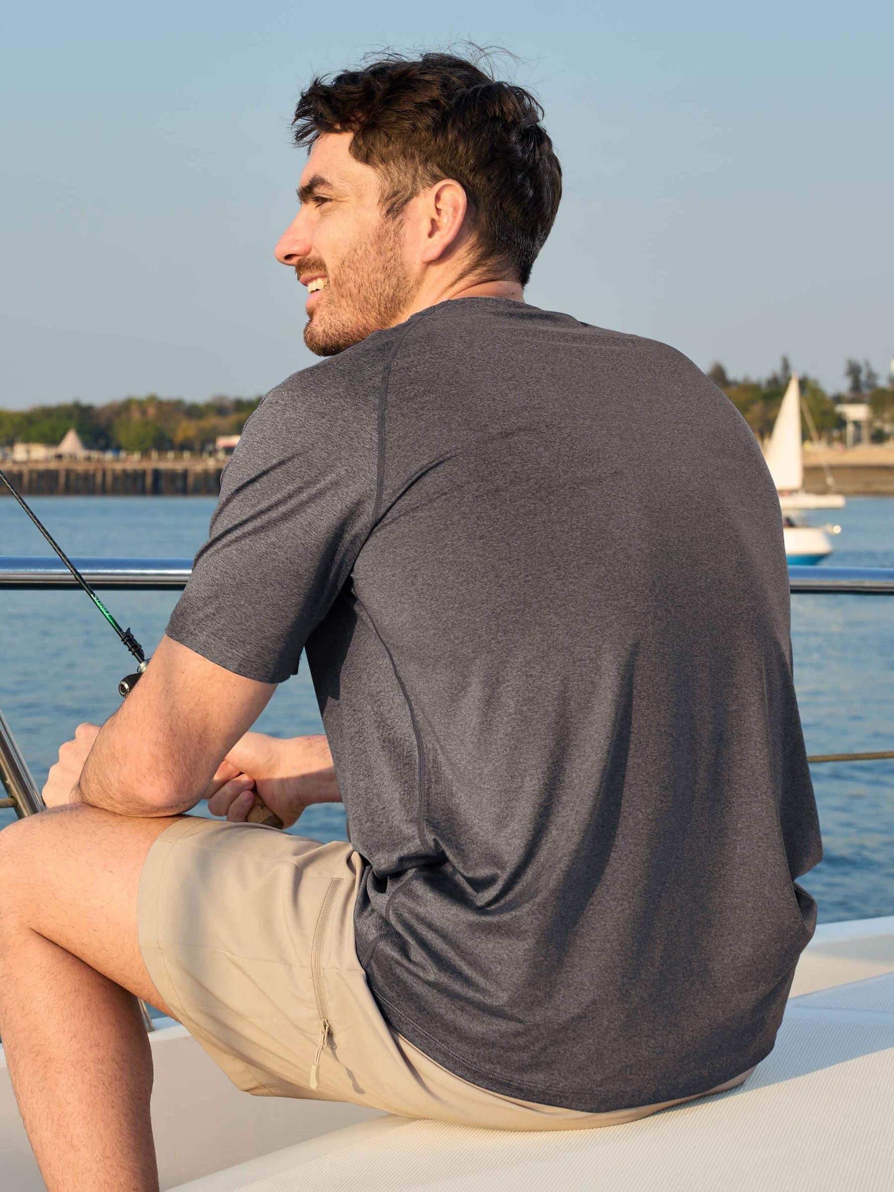 Wiliit Men's Sun Protection Crew Neck T-Shirt 