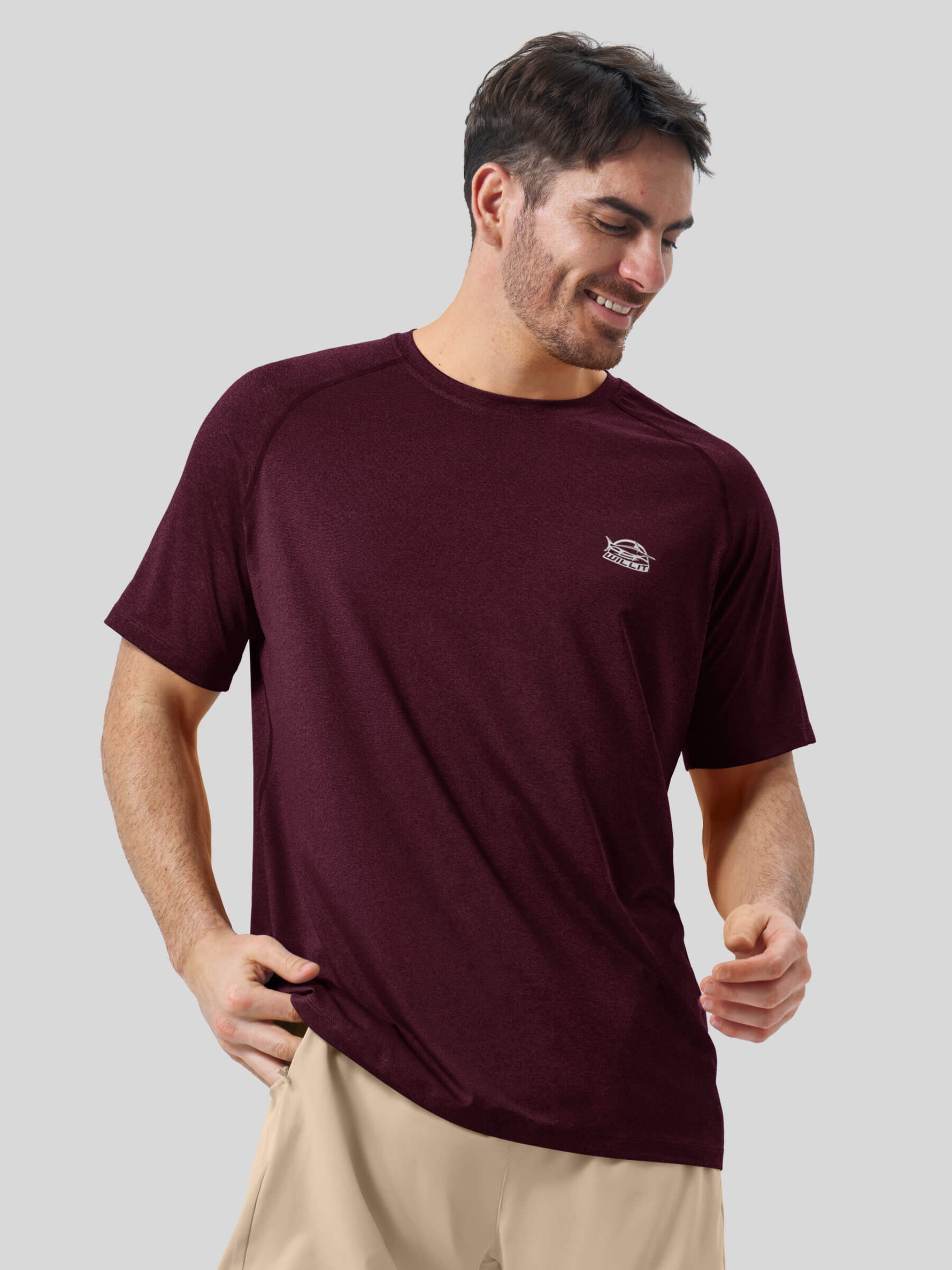 Wiliit Men's Sun Protection Crew Neck T-Shirt 