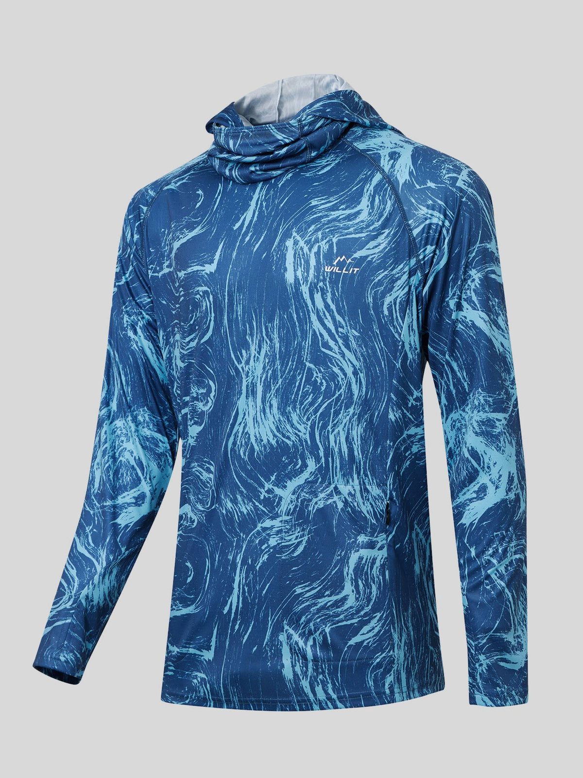 Willit Men's Sun Protection Hoodie Shirts UPF 50+ 