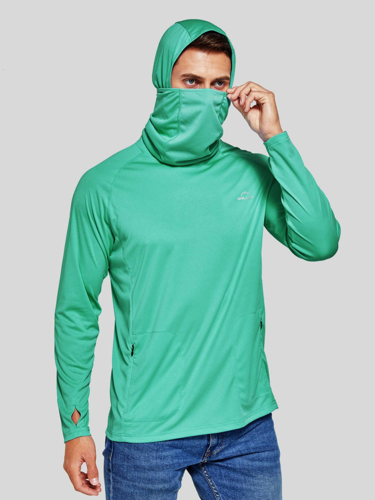 Willit Men's Sun Protection Hoodie UPF 50+ 