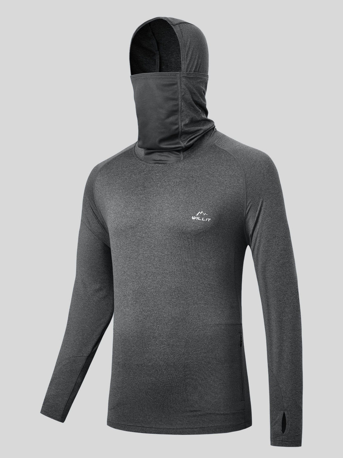 Willit Men's Sun Protection Hoodie Shirts UPF 50+ 