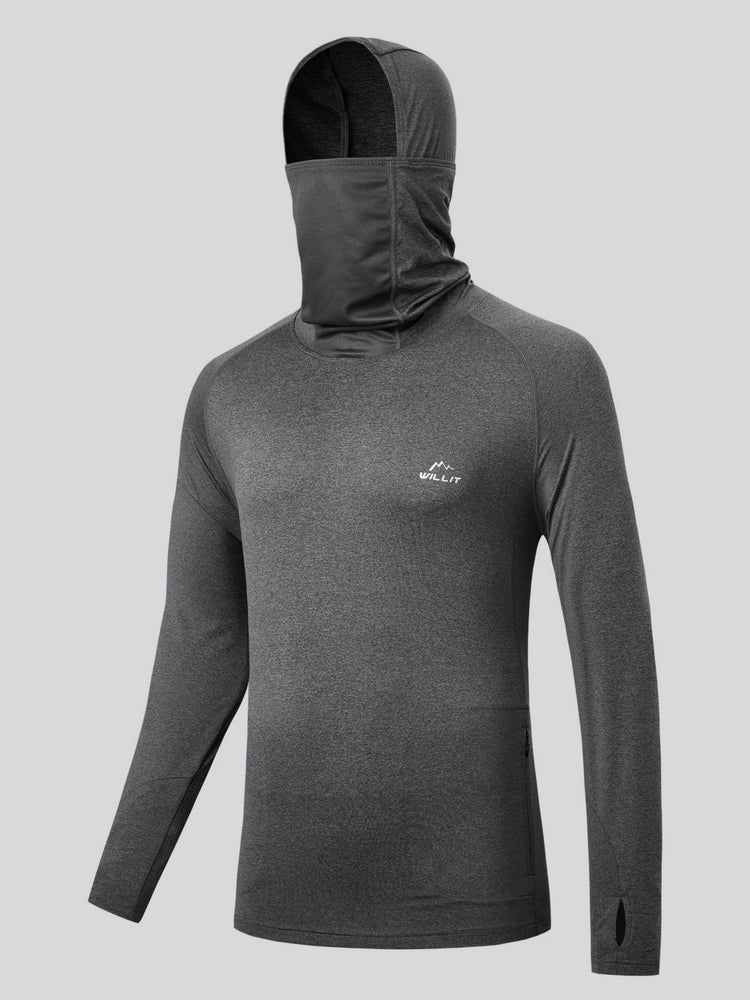 Willit Men's Sun Protection Hoodie Shirts UPF 50+ 