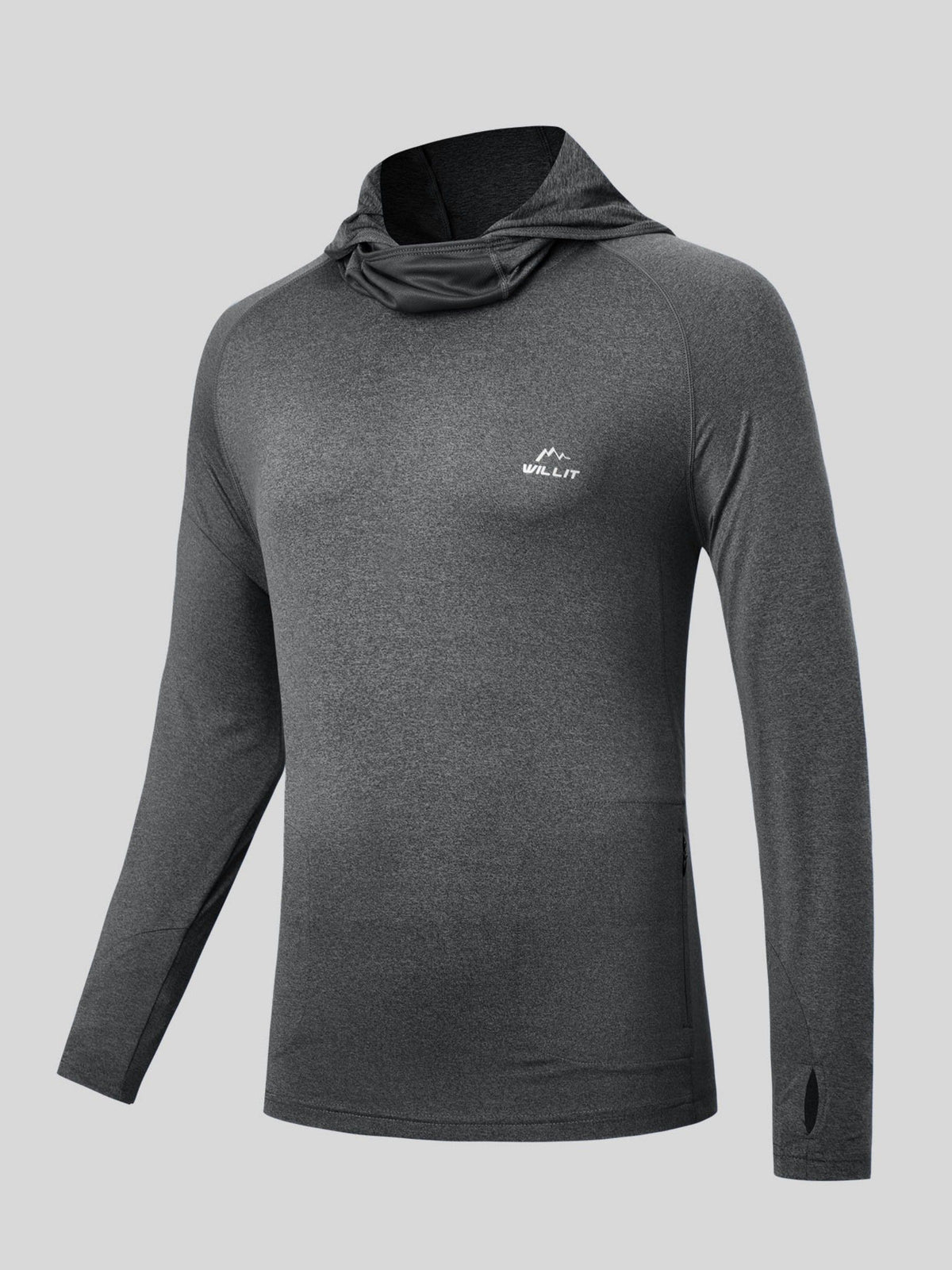 Willit Men's Sun Protection Hoodie Shirts UPF 50+ 