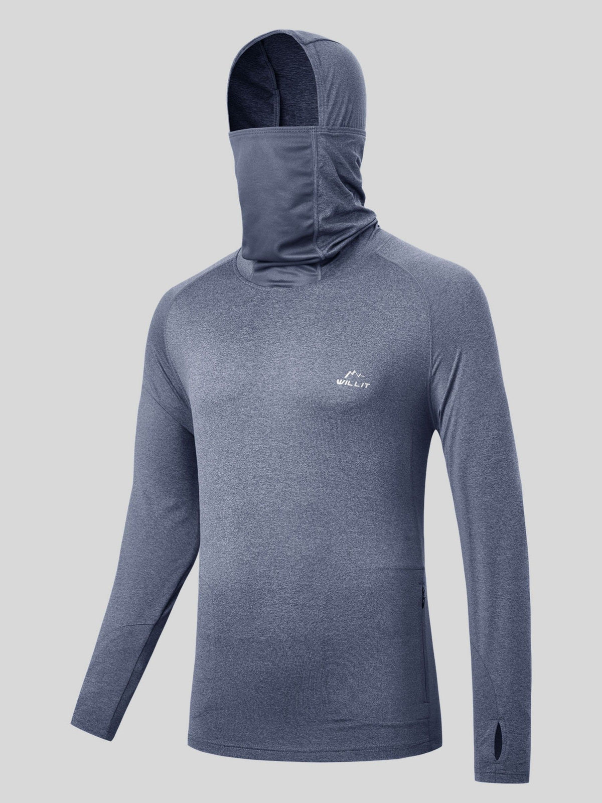 Willit Men's Sun Protection Hoodie Shirts UPF 50+ 
