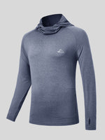 Willit Men's Sun Protection Hoodie Shirts UPF 50+ 