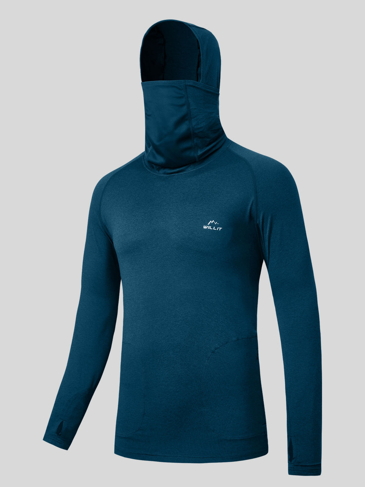 Willit Men's Sun Protection Hoodie Shirts UPF 50+ 