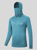Willit Men's Sun Protection Hoodie Shirts UPF 50+ 