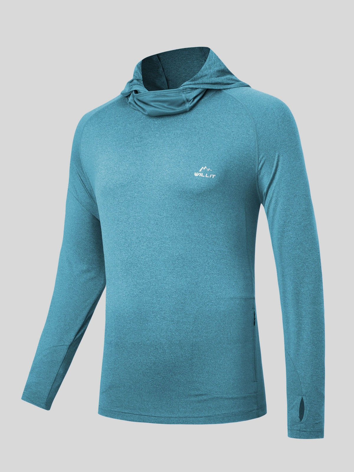 Willit Men's Sun Protection Hoodie Shirts UPF 50+ 