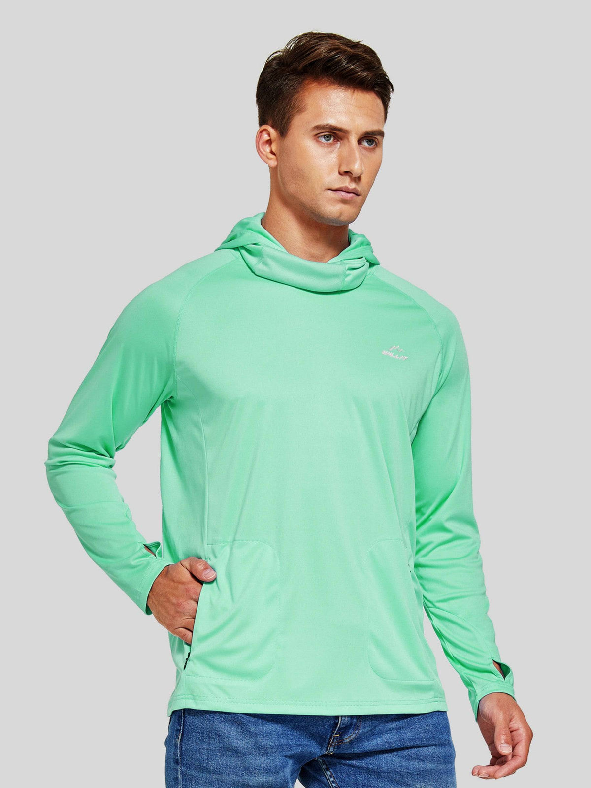 Willit Men's Sun Protection Hoodie UPF 50+ 