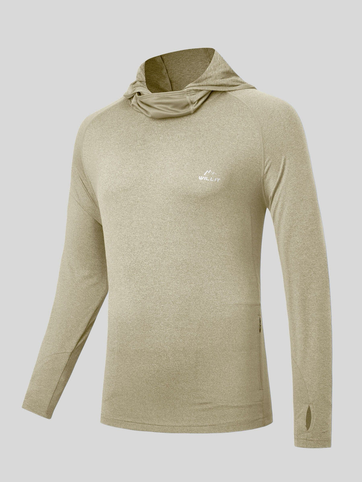 Willit Men's Sun Protection Hoodie Shirts UPF 50+ 