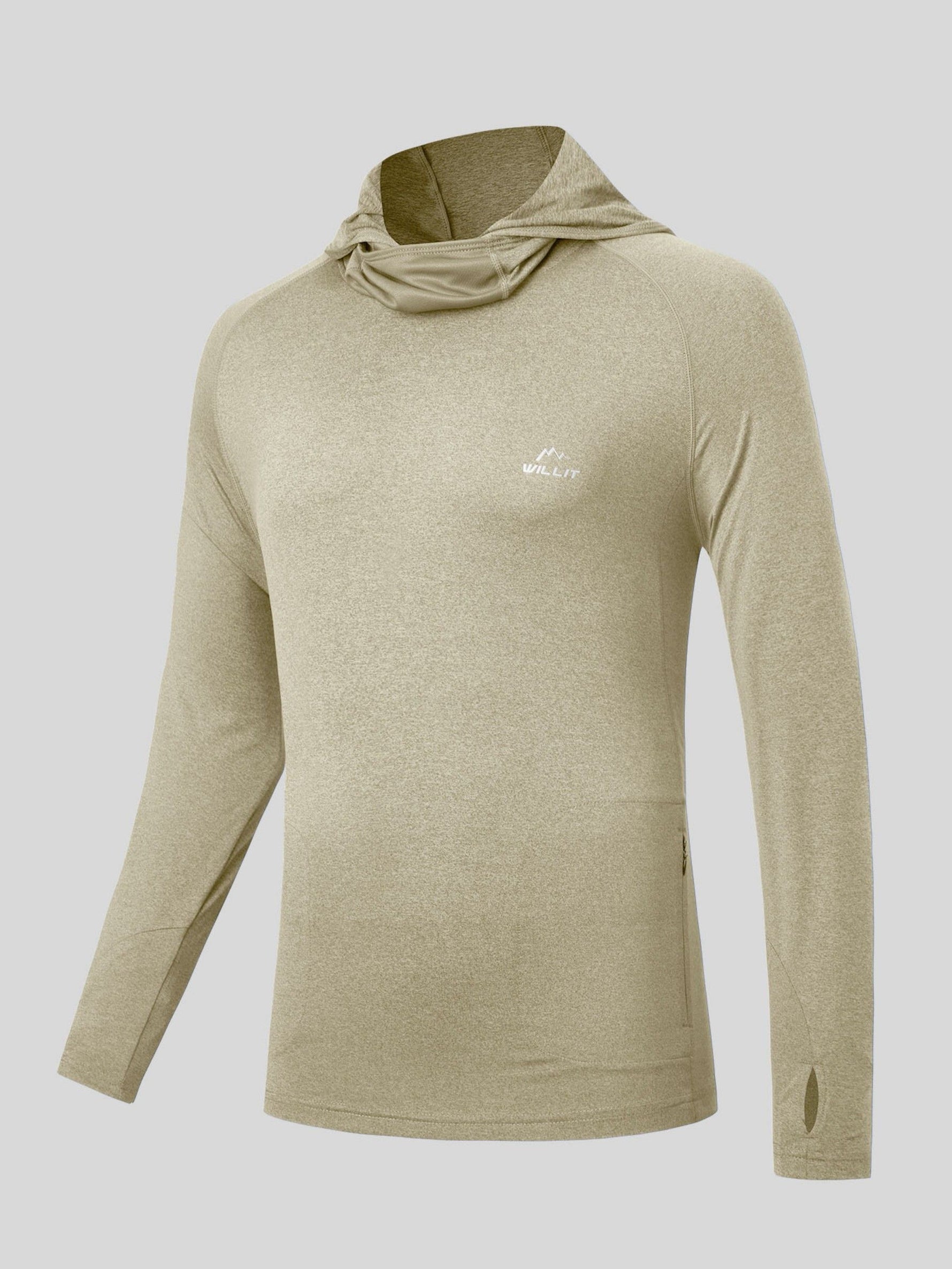 Willit Men's Sun Protection Hoodie Shirts UPF 50+ 