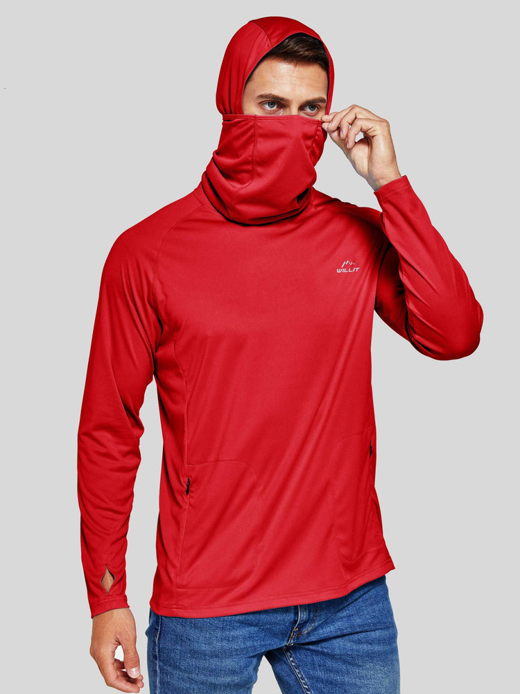 Willit Men's Sun Protection Hoodie UPF 50+ 