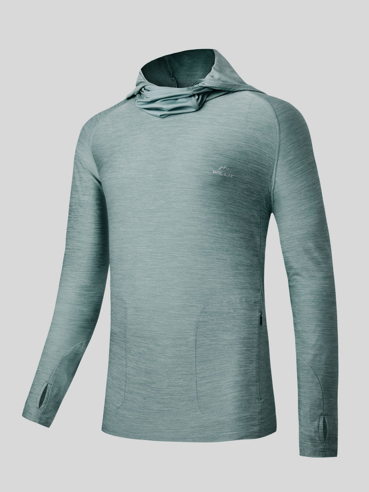 Willit Men's Sun Protection Hoodie Shirts UPF 50+ 