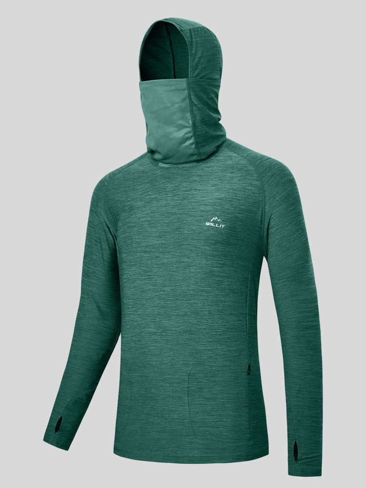 Willit Men's Sun Protection Hoodie Shirts UPF 50+ 