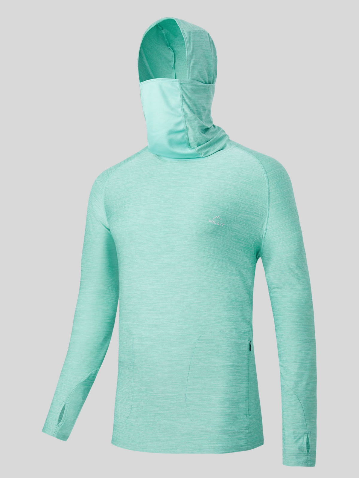 Willit Men's Sun Protection Hoodie Shirts UPF 50+ 