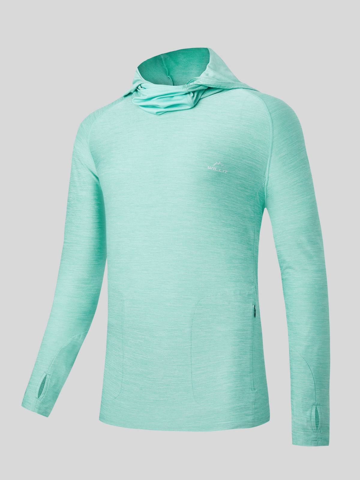 Willit Men's Sun Protection Hoodie Shirts UPF 50+ 