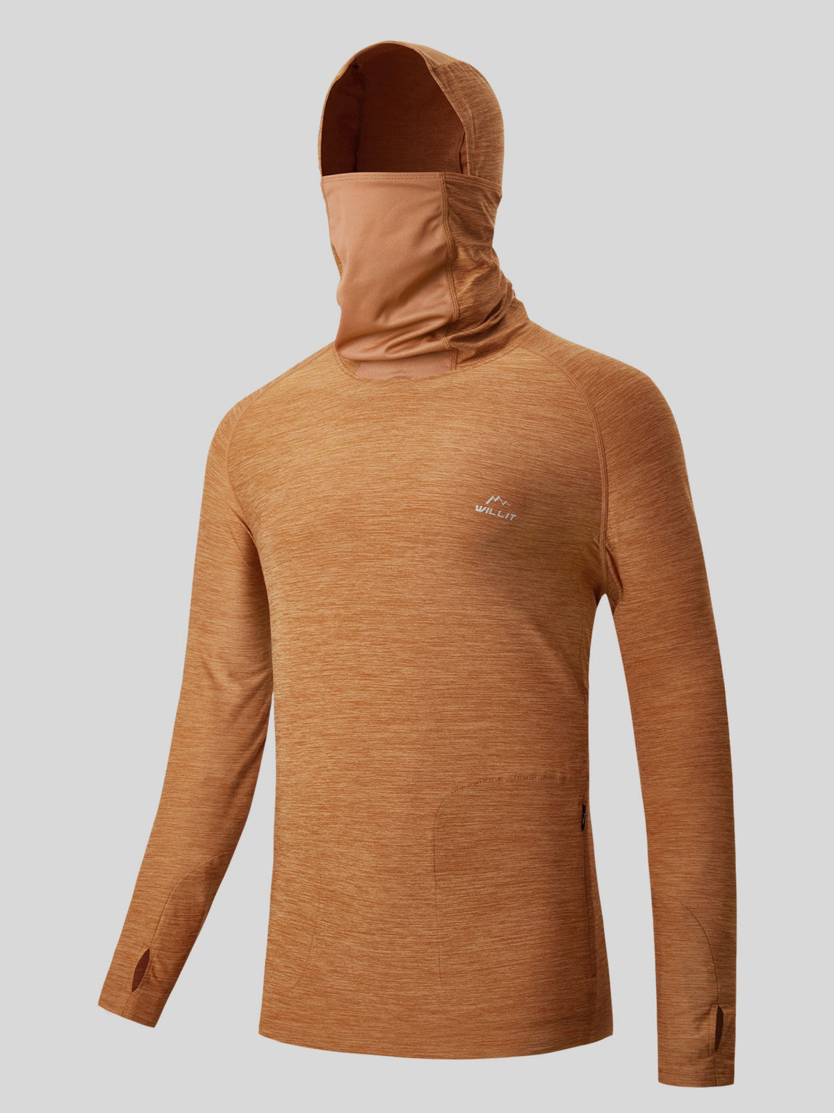 Willit Men's Sun Protection Hoodie Shirts UPF 50+ 