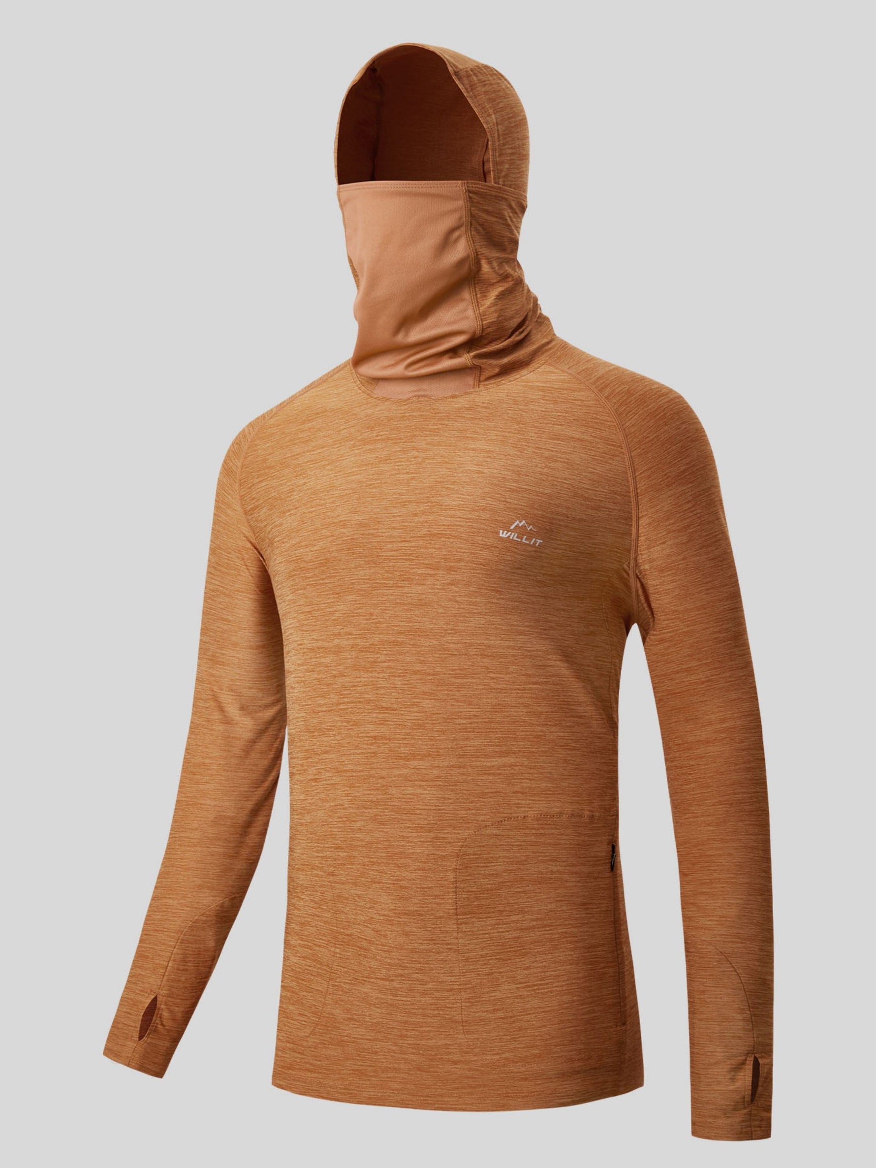 Willit Men's Sun Protection Hoodie Shirts UPF 50+ 