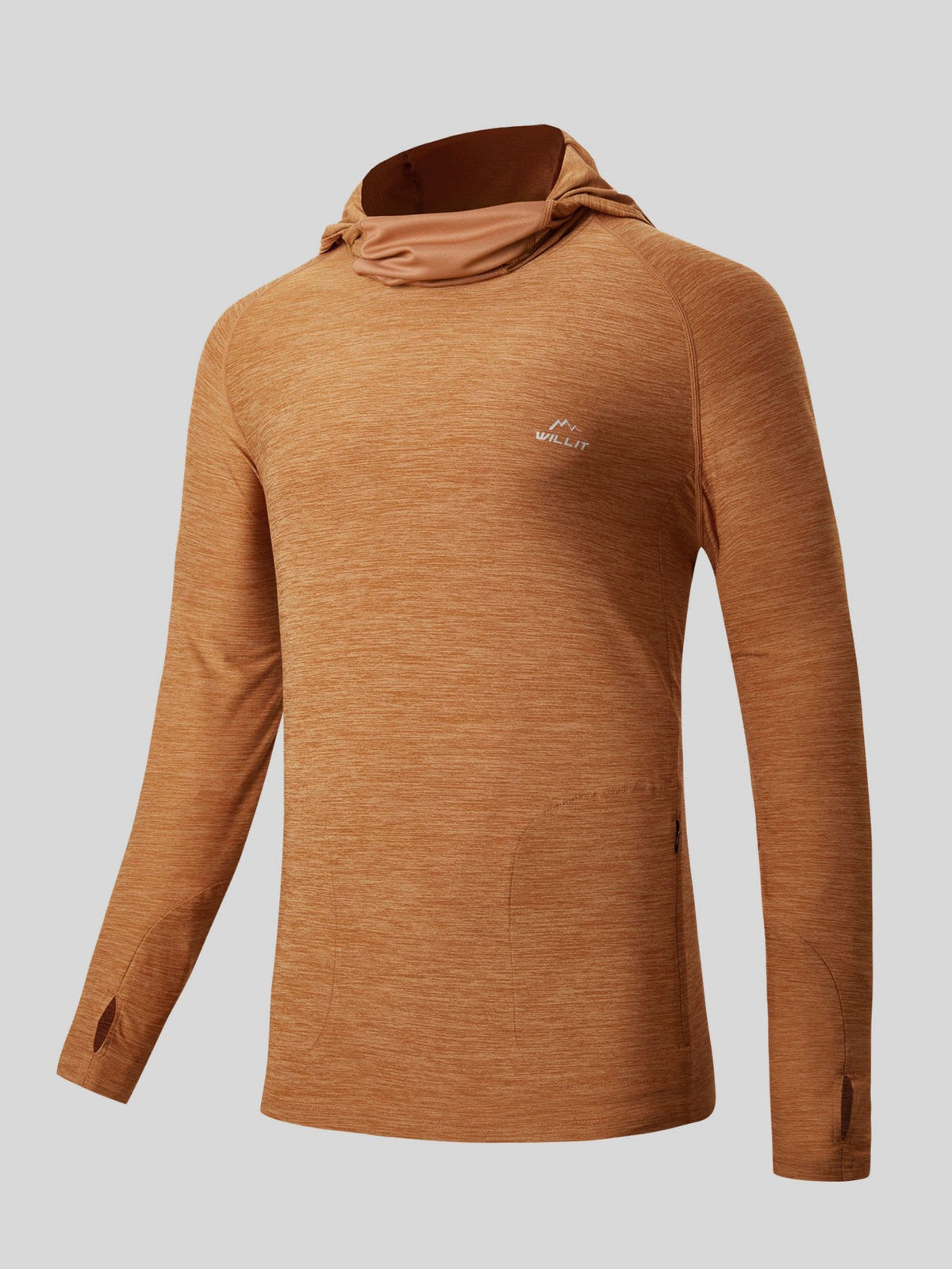 Willit Men's Sun Protection Hoodie Shirts UPF 50+ 