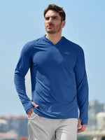 Men's Sun Protection Long Sleeve Shirts Hoodie_