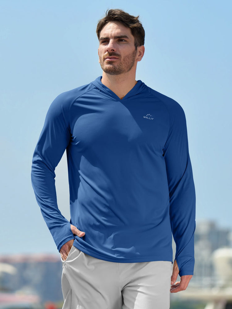 Men's Sun Protection Long Sleeve Shirts Hoodie_