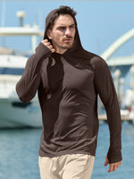 Men's Sun Protection Long Sleeve Shirts Hoodie 
