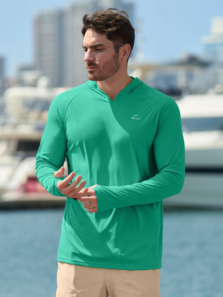 Men's Sun Protection Long Sleeve Shirts Hoodie 