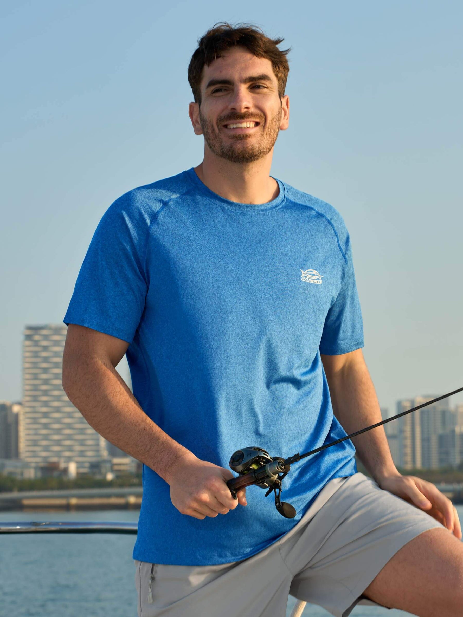 Wiliit Men's Sun Protection Crew Neck T-Shirt 