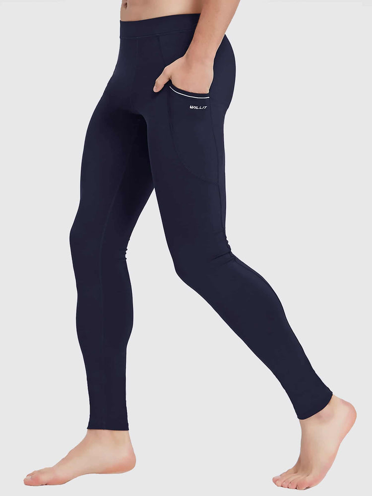 Willit Men's Yoga Active Leggings_