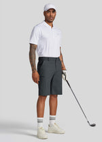 Men Golf Dress Shorts Classic Fit 