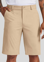 Men Golf Dress Shorts Classic Fit 