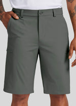 Men Golf Dress Shorts Classic Fit 
