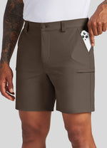 Men Golf Dress Shorts Classic Fit 