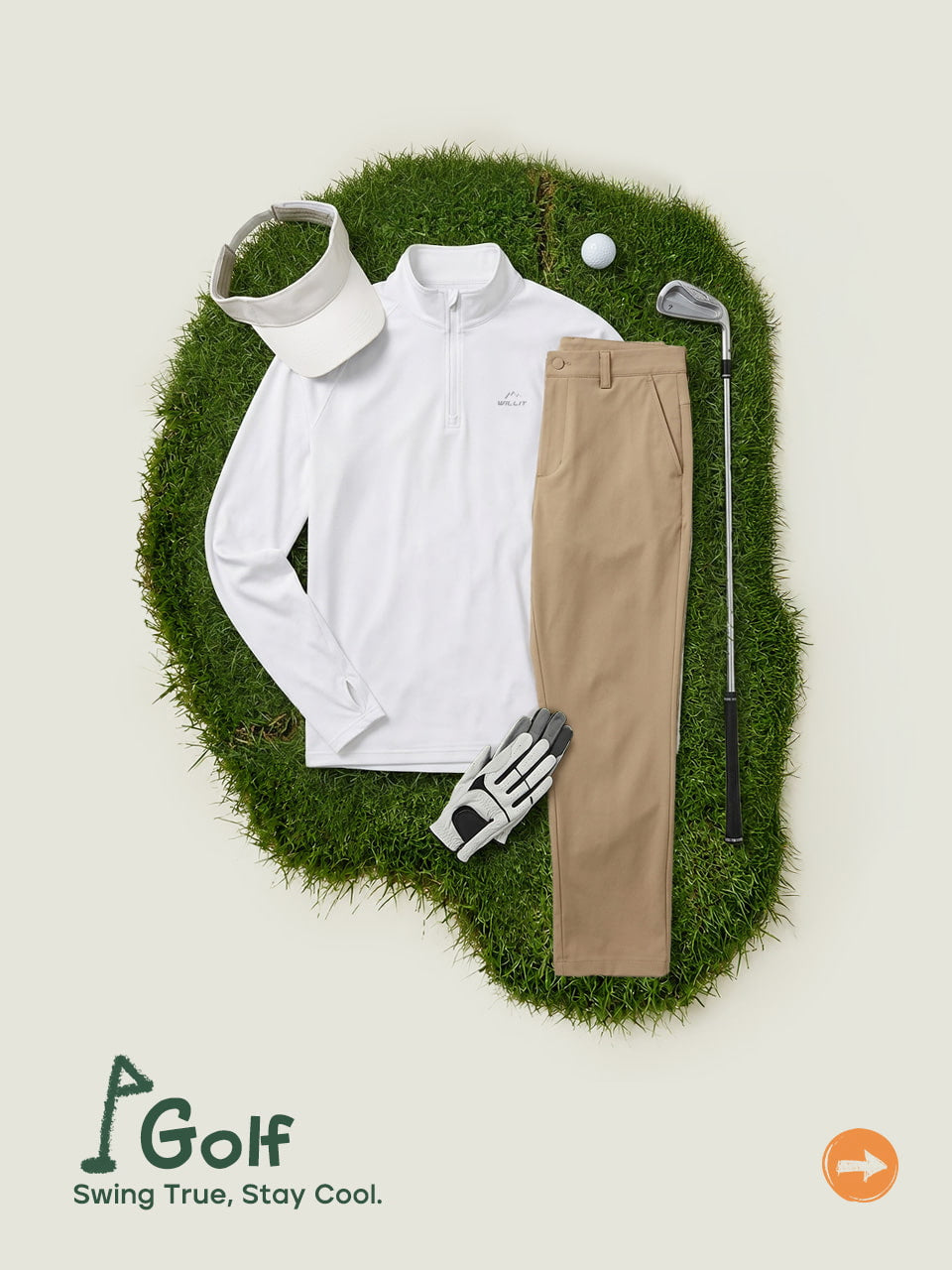 golf outfit-shop golf gear from WILLIT