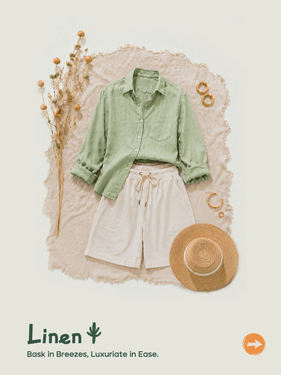 casual linen outfit-shop linen from WILLIT