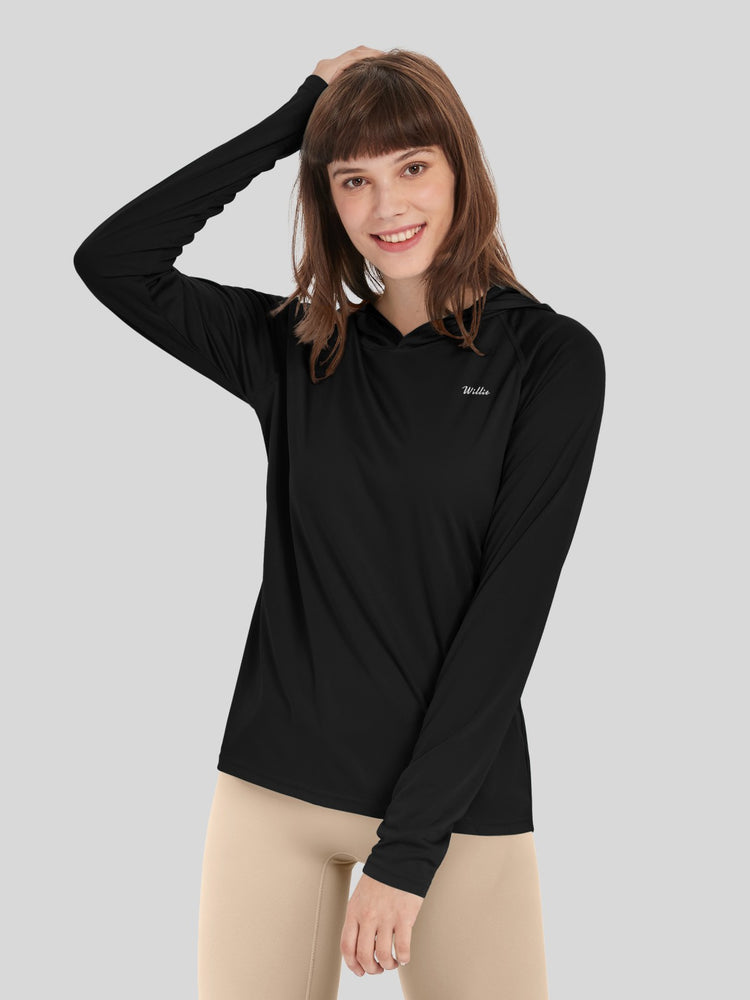 Willit Women's Sun Protection Hoodie UPF 50+ 