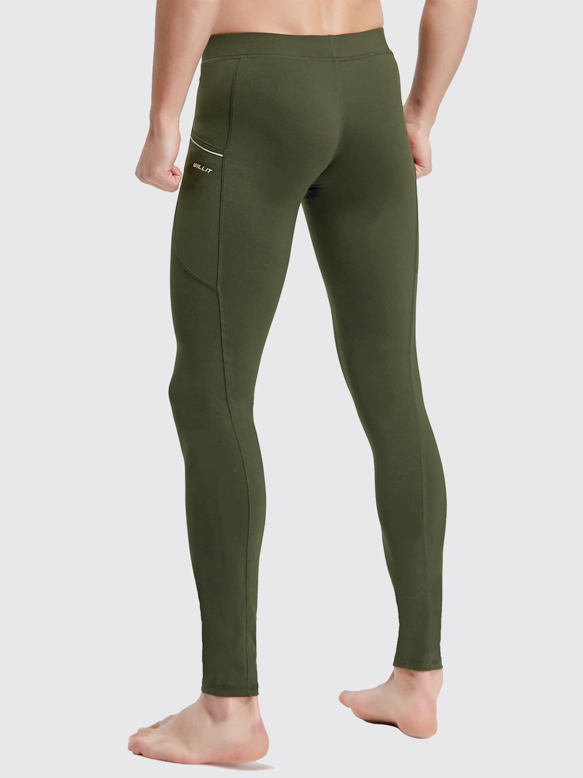 Willit Men's Yoga Active Leggings_