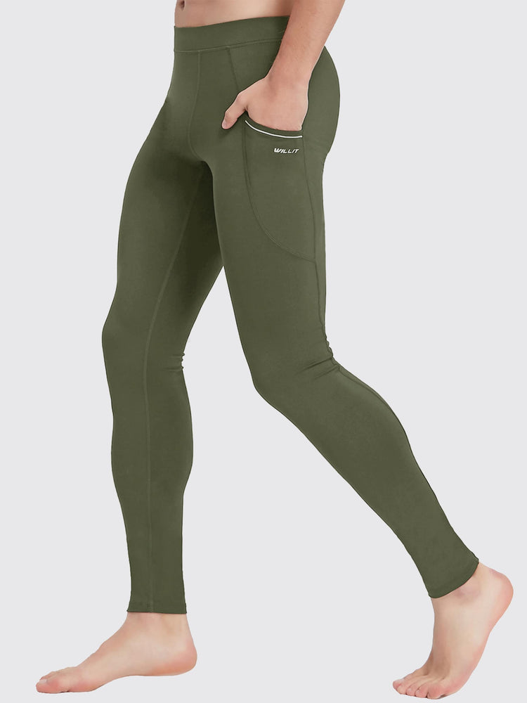 Willit Men's Yoga Active Leggings_