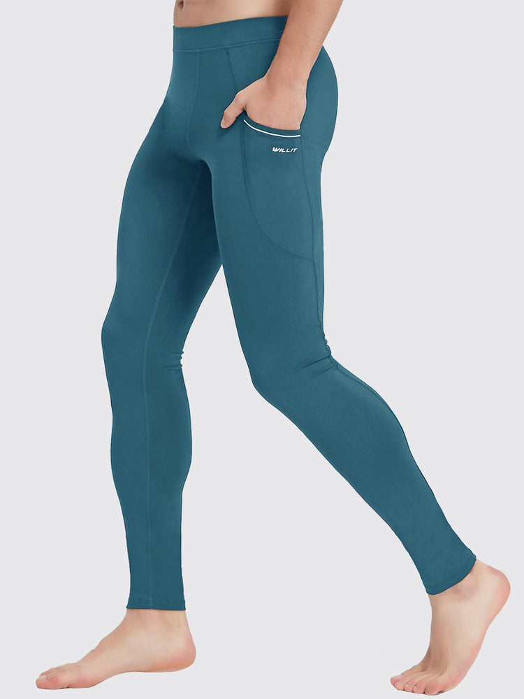 Willit Men's Yoga Active Leggings_