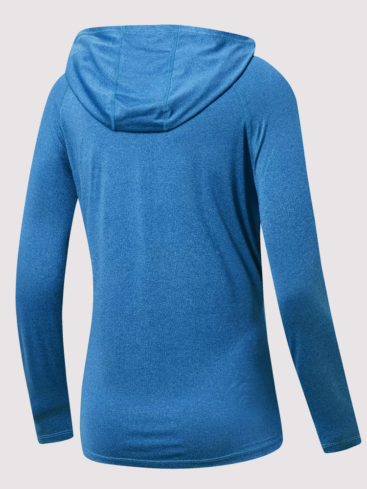 Willit Women's Sun Protection Hoodie UPF 50+ 