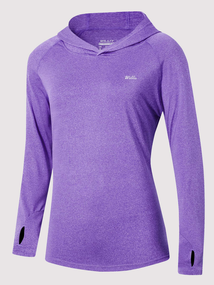Willit Women's Sun Protection Hoodie UPF 50+ 