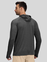 WILLIT Men's Sun Protection Long Sleeve Hooded Shirts 