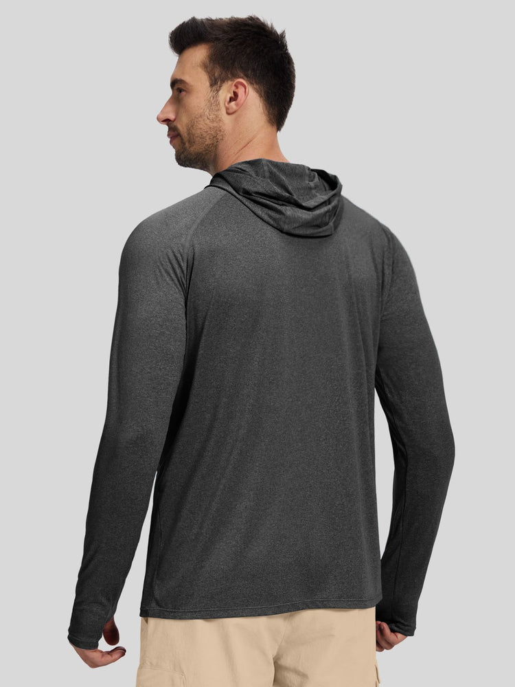 WILLIT Men's Sun Protection Long Sleeve Hooded Shirts 