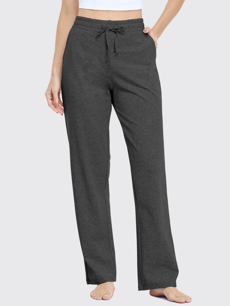 Willit Women's Straight Leg Cotton Sweatpants_